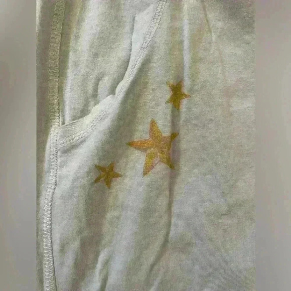 Harry Potter light gray women’s jogger style sweatpants with gold star detail: L - Picture 3 of 6